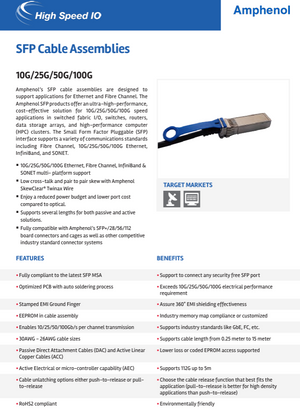 Amphenol DAC SFP Cable ADS1 for Audio Grade Network Switch (Group Buy for Audiophilestyle.com)