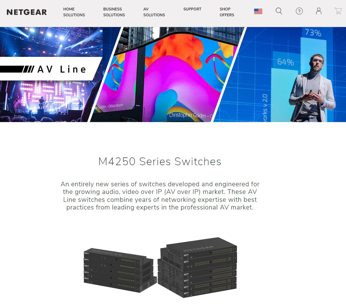 Netgear M4250 AV Switch Renew Program x Giesemann OCXO Edition